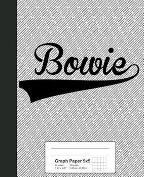 Paperback Graph Paper 5x5: BOWIE Notebook Book