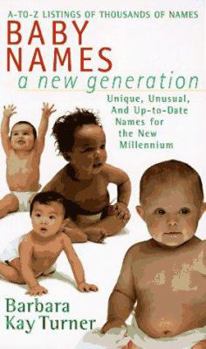 Mass Market Paperback Baby Names: A New Generation Book