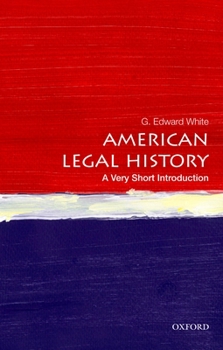 Paperback American Legal History Book