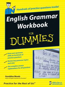 Paperback English Grammar Workbook for Dummies: Book