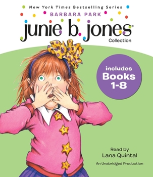Audio CD Junie B. Jones Collection: Books 1-8: #1 Stupid Smelly Bus; #2 Monkey Business; #3 Big Fat Mouth; #4 Sneaky Peeky Spyi Ng; #5 Yucky Blucky Fruitcake; Book