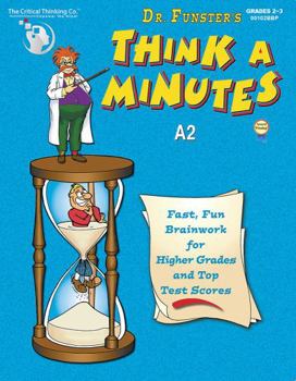 Paperback Think a Minutes Book a 2 (Dr Funster) Grd 2-3 Book