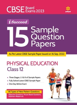 Paperback CBSE Board Exam 2023 I-Succeed 15 Sample Question Papers Physical Education Class 12th Book
