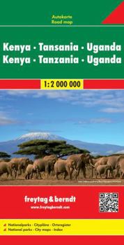 Kenya / Tanzania / Uganda FB 1:2M 2013 (English, French and German Edition)