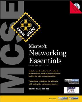 Paperback MCSE Networking Essentials Exam Guide [With CDROM] Book
