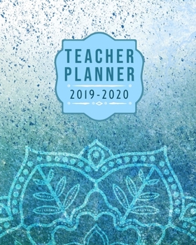 Paperback 2019-2020 Teacher Planner: 11 Months Teacher Lesson Planner, 8x10 inch Book
