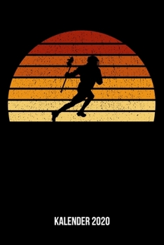 Kalender 2020: Terminplaner A5 - Vintage Sonne Lacrosse Wochenkalender & Monatsplaner 2020 - Geschenk für Lacrosse Spieler (German Edition)