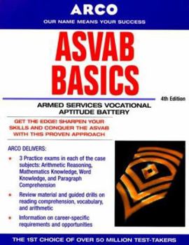 Paperback Arco ASVAB Basics Book