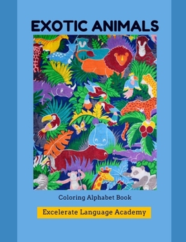 Paperback Exotic Animals: Coloring & Print Book