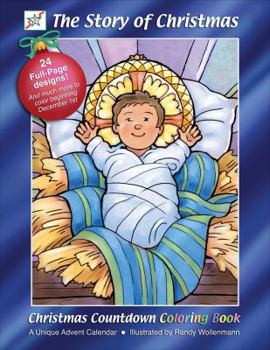 Perfect Paperback The Story of Christmas Coloring Book & Christmas Countdown Book