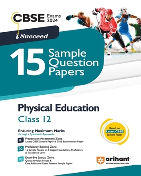 Paperback Arihant CBSE Sample Question Papers Class 12 Physical Education Book for 2024 Board Exam Book