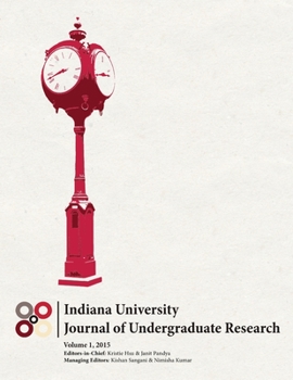 Paperback Indiana University Journal of Undergraduate Research Book