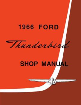 Perfect Paperback 1966 Ford Thunderbird Shop Manual By Detroit Iron Book