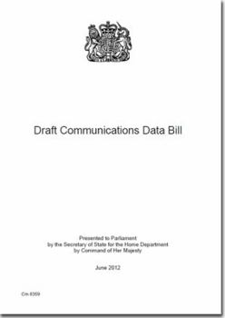 Paperback Draft Communications Data Bill Book