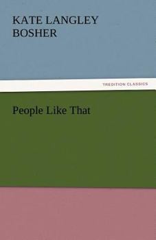 Paperback People Like That Book