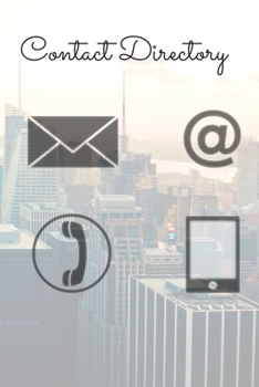 Contact Directory: large address and contact directory + 300 contacts with numbered pages and a table of contents