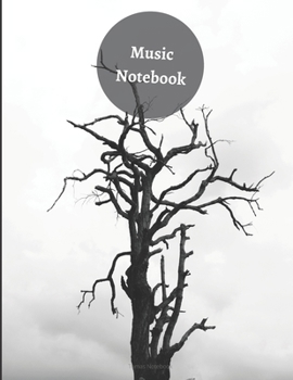 Music Notebooks: Manuscript Music Notation Paper,Journal, Christmas Gift (110 Pages, 8.5 x 11)
