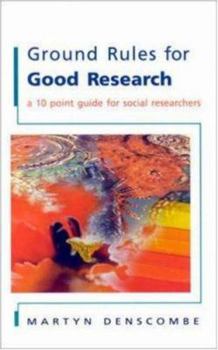 Paperback Ground Rules for Good Research Book