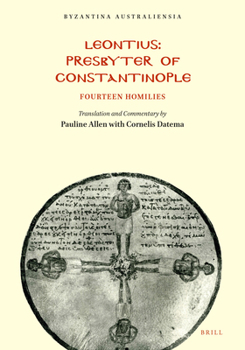 Paperback Leontius: Presbyter of Constantinople Book