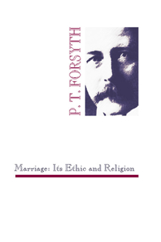 Paperback Marriage: Its Ethic and Religion Book