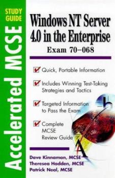 Paperback Windows NT 4.0 Server/Enterprise: Accelerated MCSE Study Guide to Exam 70-068 Book