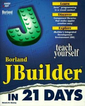 Paperback Teach Yourself Borland JBuilder 21 Days: With CDROM Book