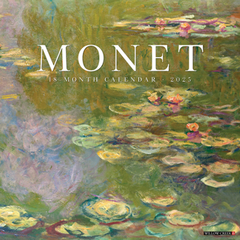 Calendar Monet 2025 12 X 12 Wall Calendar Book