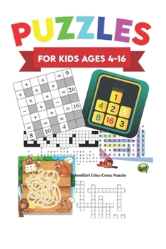 Paperback The Everything Kids Games & Puzzles Book With Solution: Secret Codes, Math puzzle, CRISS-CROSS PUZZLE, Twisty Mazes, Hidden Pictures, and Lots More - Book