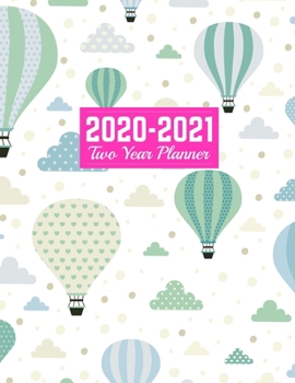 Paperback 2020-2021 Two Year Planner: Neat 24-Months Calendar, 2-Year Appointment Business Planners, Agenda Schedule Organizer Logbook and Journal - Art Cov Book