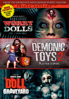 DVD Deadly Dolls Triple Feature Book