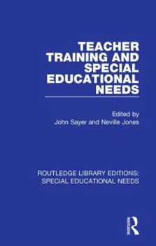 Hardcover Teacher Training and Special Educational Needs Book