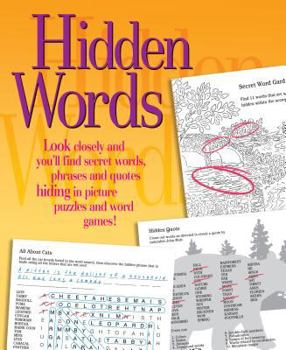 Paperback Hidden Words Activity Book