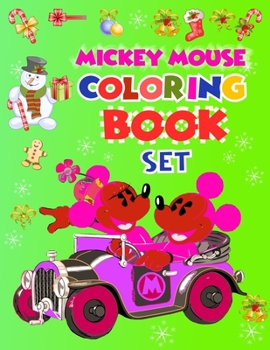 Mickey Mouse Coloring Book Set: Mickey Mouse Coloring Book Set, Mickey Mouse Christmas Book. 40 Page - 8.5 x 11