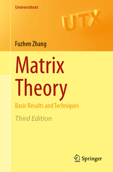 Paperback Matrix Theory: Basic Results and Techniques Book