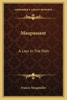 Maupassant: A Lion In The Path