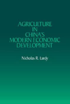 Hardcover Agriculture in China's Modern Economic Development Book