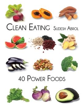 Paperback Clean Eating-40 Power Foods Book