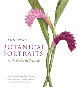 Hardcover Botanical Portraits with Colored Pencils Book