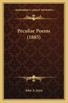 Paperback Peculiar Poems (1885) Book