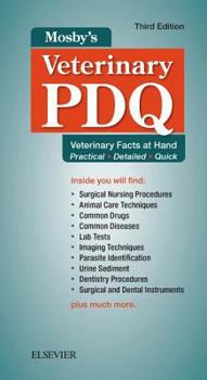 Spiral-bound Mosby's Veterinary PDQ: Veterinary Facts at Hand Book