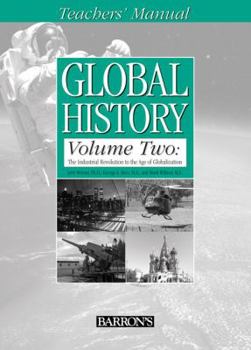 Paperback Global History, Volume Two Teacher's Manual Book