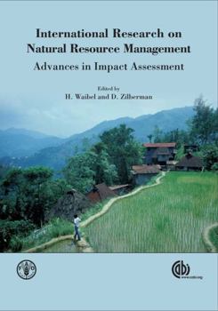 Hardcover International Research on Natural Resource Management: Advances in Impact Assessment Book