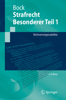 Paperback Strafrecht Besonderer Teil 1: Nichtvermögensdelikte [German] Book