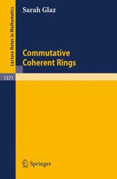 Paperback Commutative Coherent Rings Book