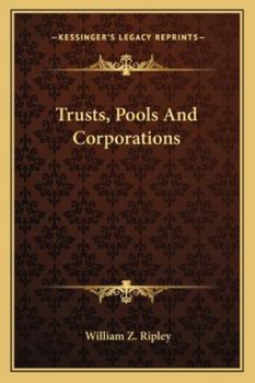 Paperback Trusts, Pools And Corporations Book