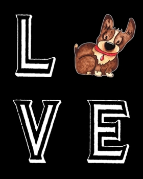 Paperback Lve: Corgi Theme Cover 2020 Monthly Planner Dated Journal 8 in x 10 in 110 pages Book