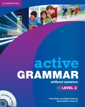 Paperback Active Grammar Level 2 Without Answers [With CDROM] Book