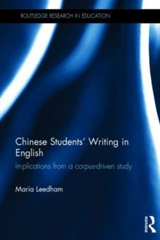 Hardcover Chinese Students' Writing in English: Implications from a corpus-driven study Book