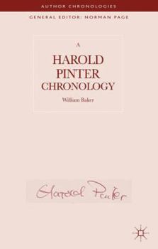 Hardcover A Harold Pinter Chronology Book