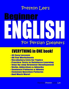 Paperback Preston Lee's Beginner English For Persian Speakers Book
